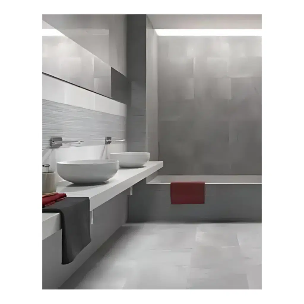 The realistic, natural stone look makes Fred the perfect tile for any space. Fred is a 333 x 550mm ceramic, gloss wall tile and is ideal for kitchen and bathrooms. The range also offers a décor tile that can be used as for a feature wall or in combination with the plain options. A simple, but very effective stone effect wall tile. Fred is available in Gris, Perla and Gris décor.
