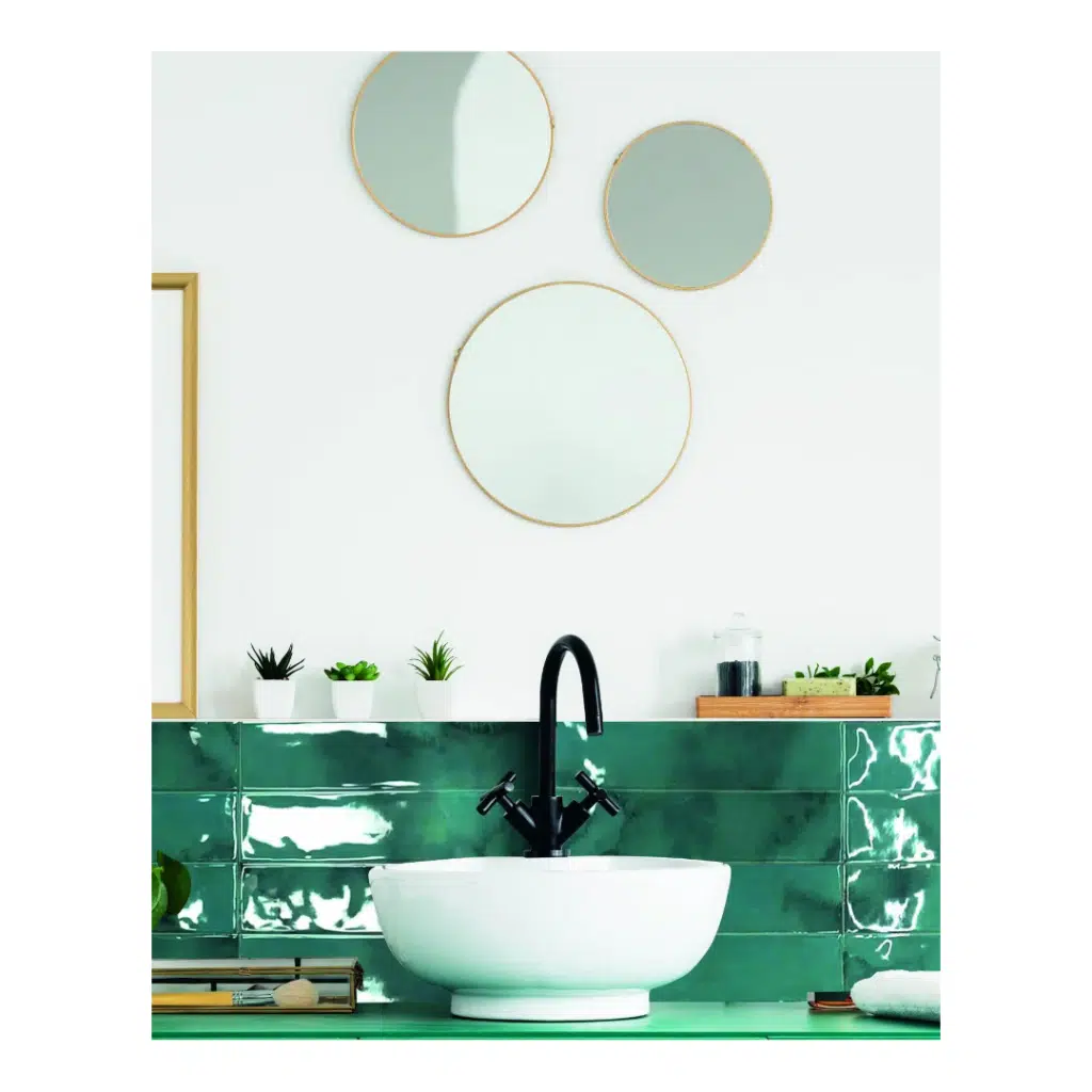 A collection inspired by Aquarelle paintings with a design that reminds the soft waves of Pacific ocean, all of it with a glossy effect that reflects the sunlight. Bora Bora is available in 75 x 300 mm size and colours are: Aqua, Coral, Deep Blue, Green, Grey, Pink, Sky and White.